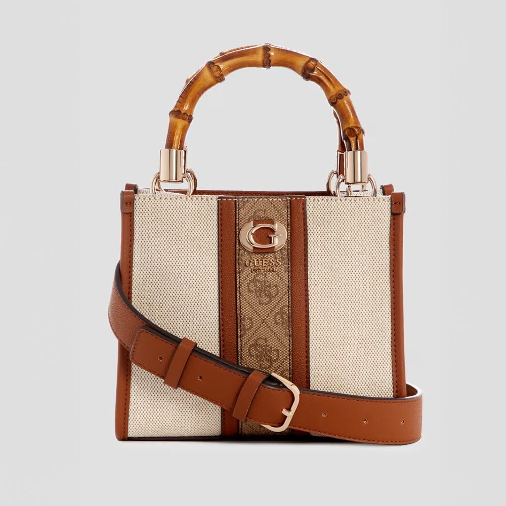 תיק Guess Kerima Bamboo 2 Comp Mini Tote נשים
