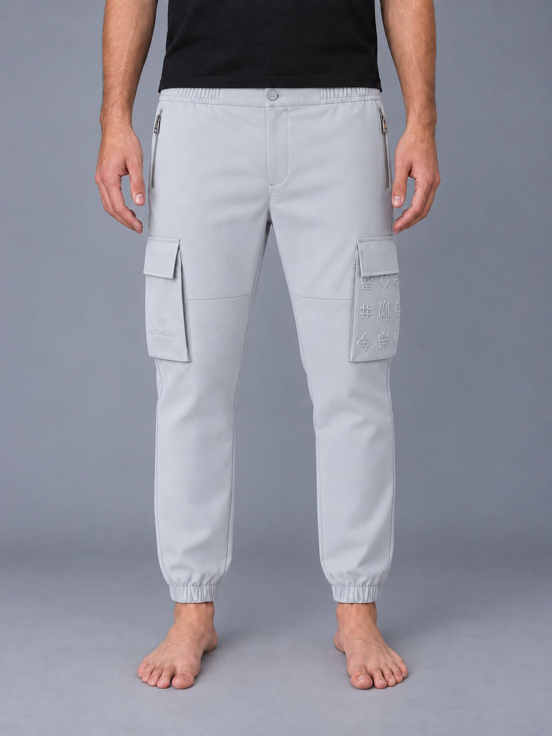 דגמ"ח אלדו מורו Embossed Logo Pocket גברים - am-AM24616-134-XS