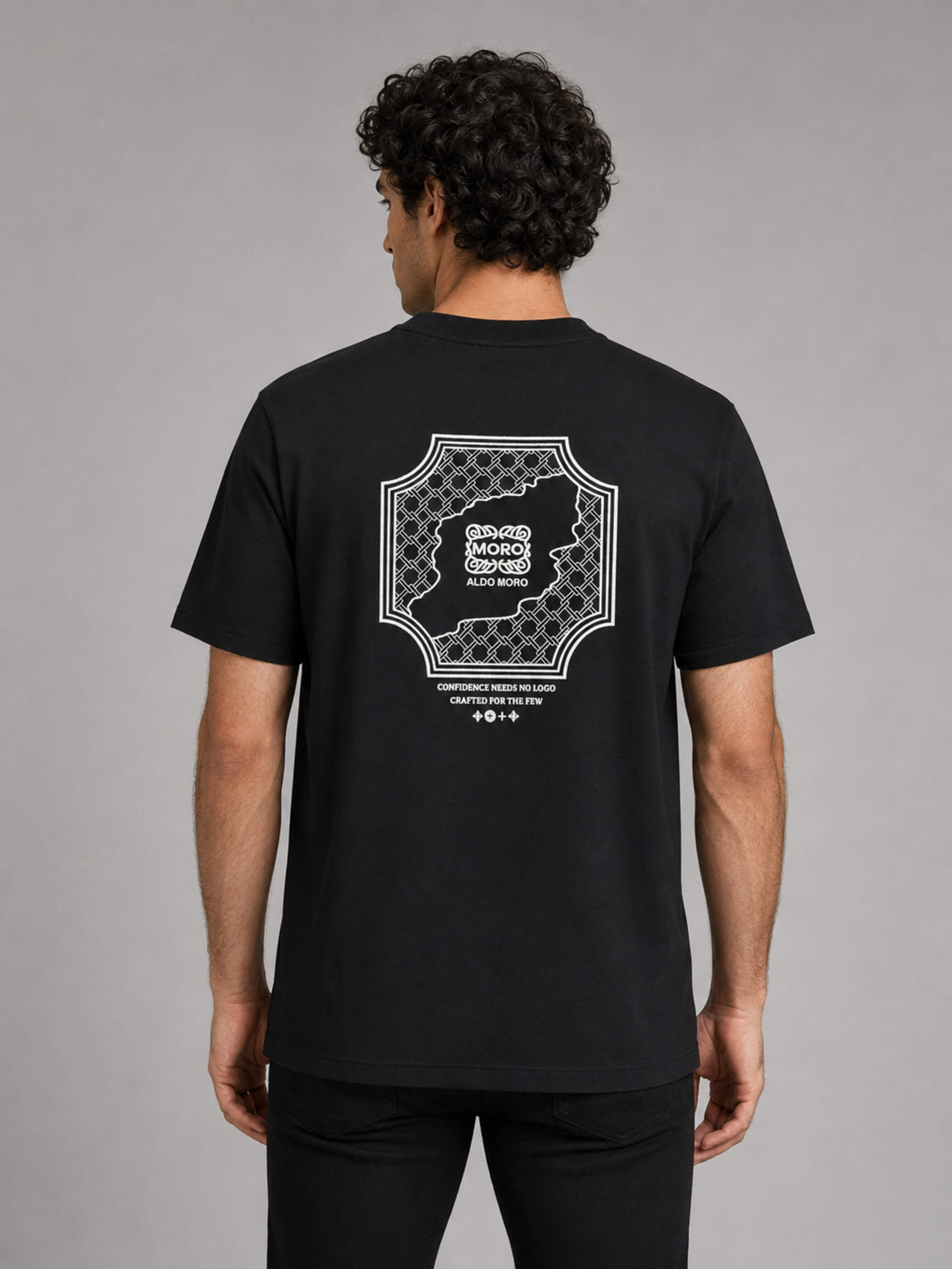 חולצת טישירט קצרה אלדו מורו Back Print גברים
