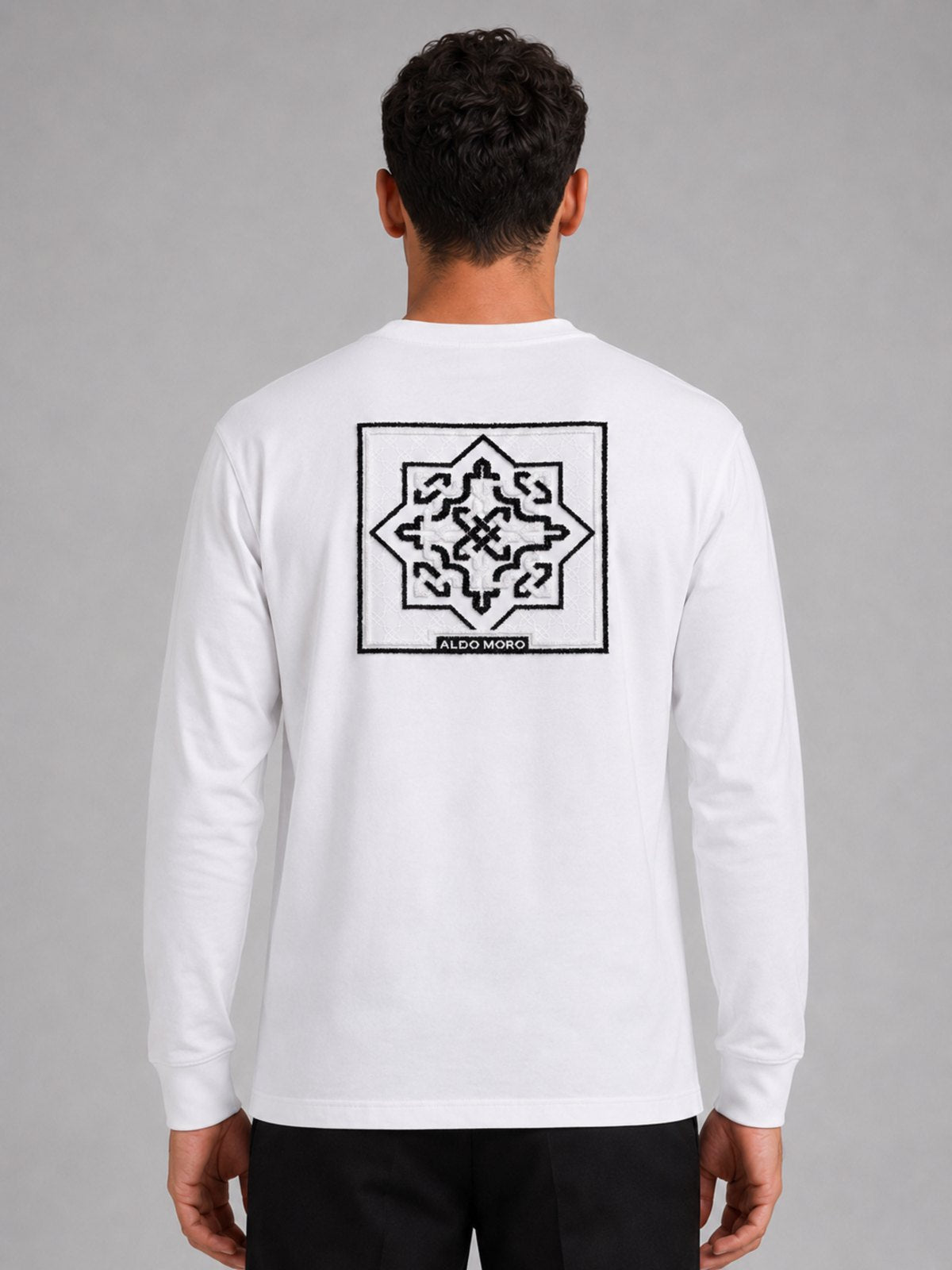 חולצת טישירט ארוכה אלדו מורו Back Big Logo גברים