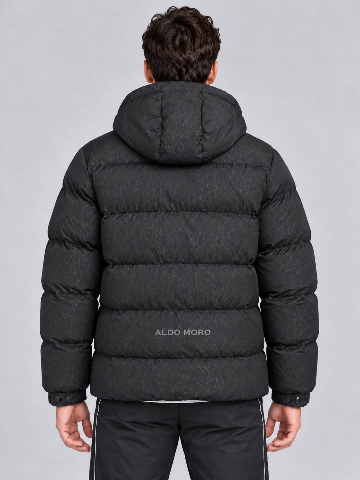 מעיל אלדו מורו Down Zipper & Hoodie גברים - am-AM26704-101-XS