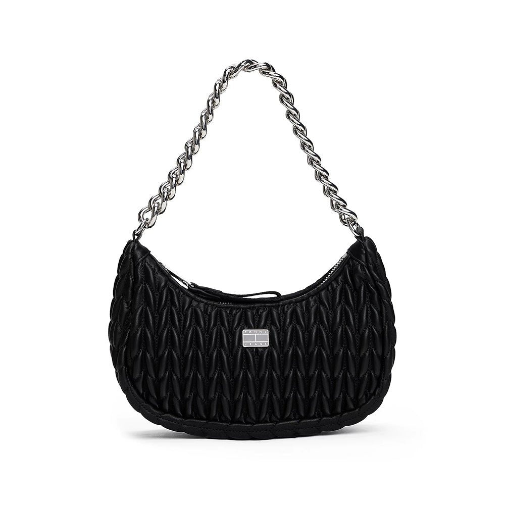 תיק טומי הילפיגר Iconic Quilted Shoulder נשים