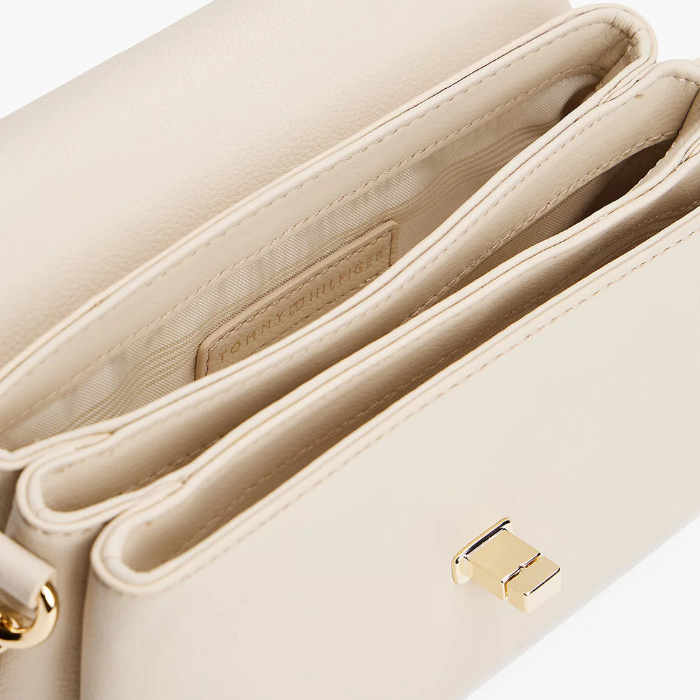 תיק טומי הילפיגר Modern Turn Lock Crossbody נשים