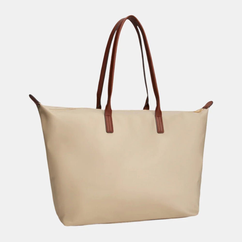תיק טומי הילפיגר Monogram Plaque Tote נשים