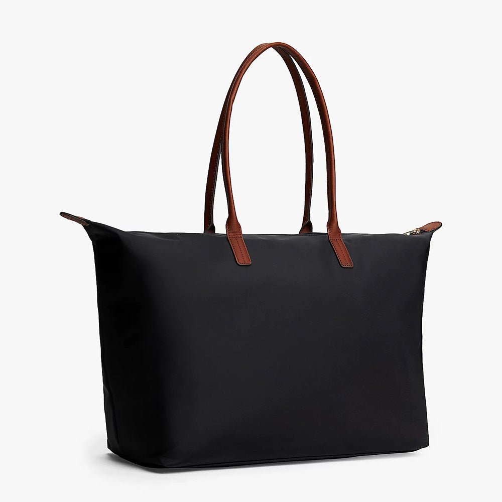 תיק טומי הילפיגר Monogram Plaque Tote נשים