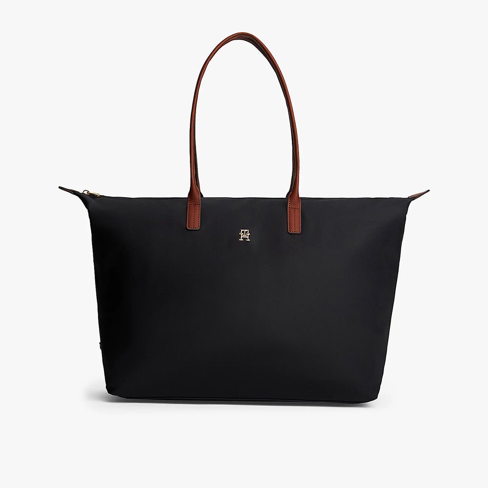 תיק טומי הילפיגר Monogram Plaque Tote נשים