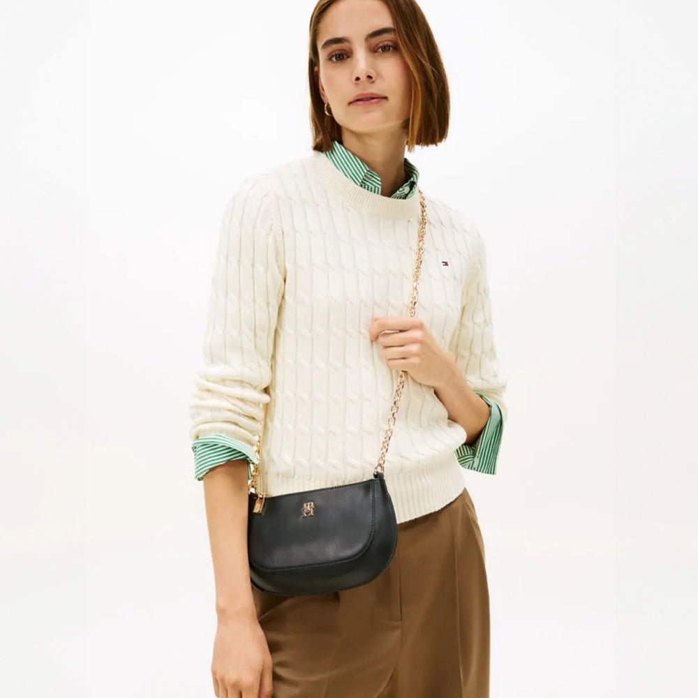 תיק טומי הילפיגר Monogram Chain Strap נשים