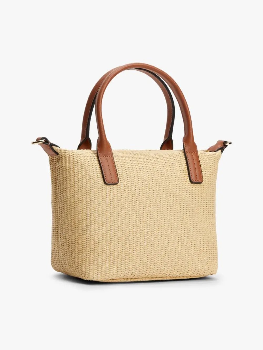 תיק טומי הילפיגר Raffia Crossbody Tote נשים