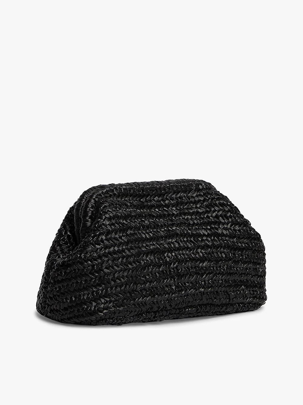 תיק טומי הילפיגר Raffia Textured Logo Clutch נשים