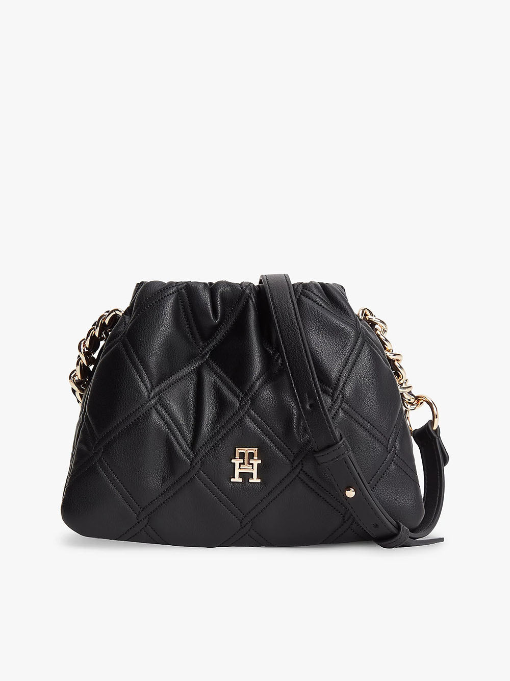 תיק טומי הילפיגר Quilted Chain TH Monogram Crossbody נשים