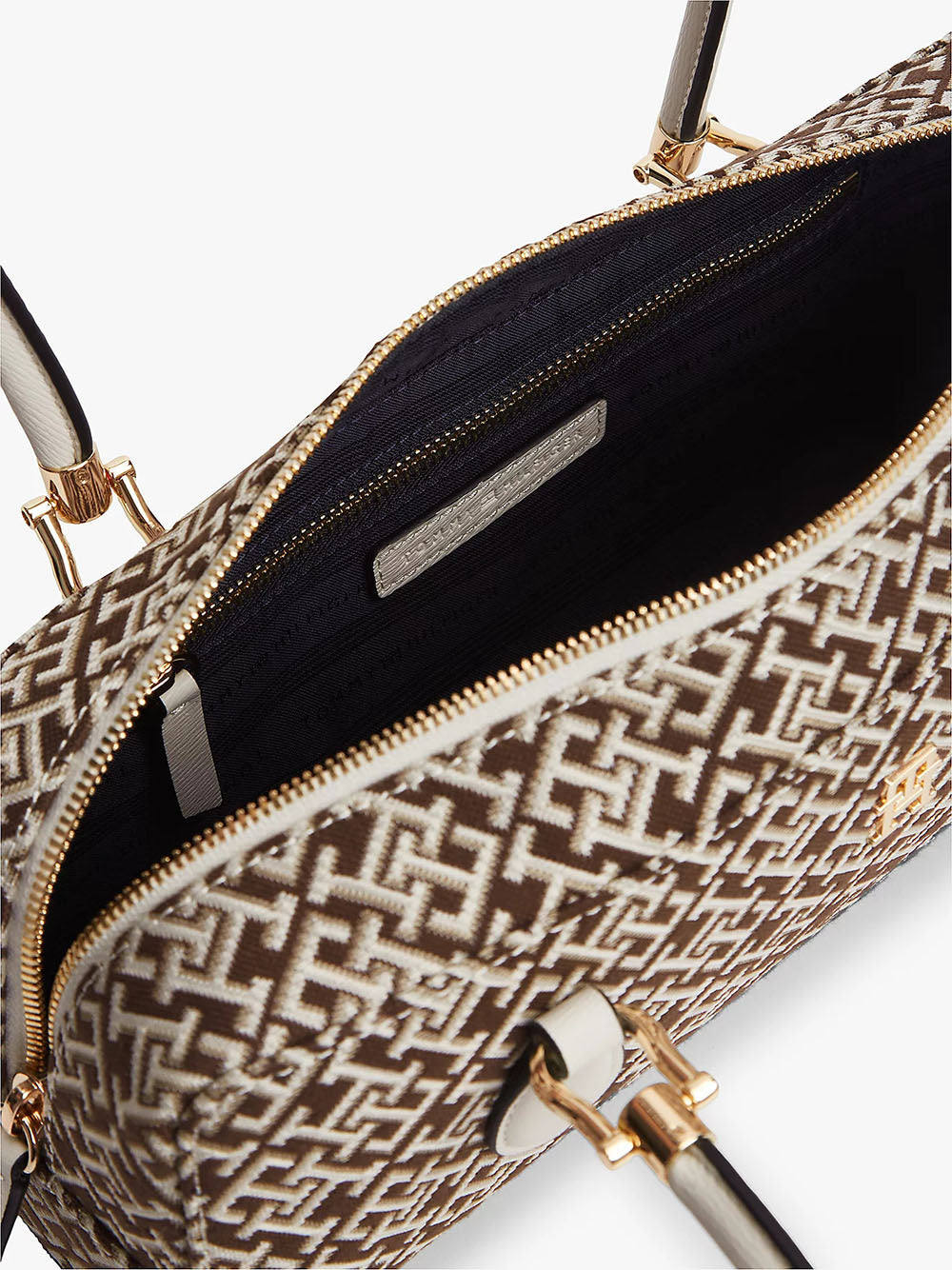 תיק טומי הילפיגר Textile Jacquard Rectangular Shoulder נשים