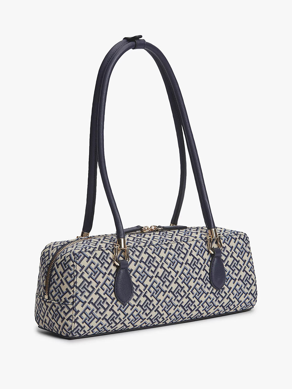 תיק טומי הילפיגר Textile Jacquard Rectangular Shoulder נשים