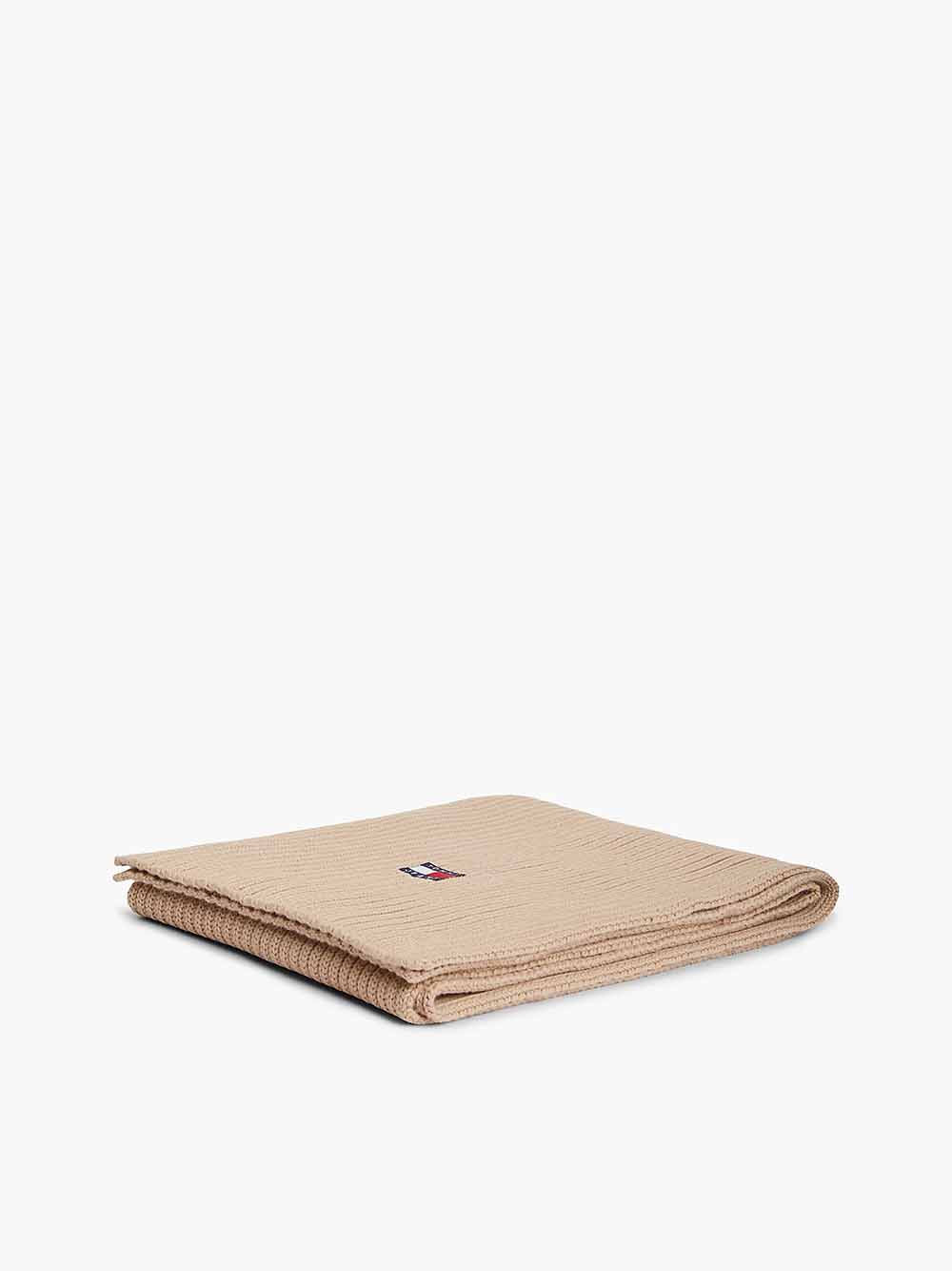 צעיף טומי הילפיגר Heritage Logo Rib-Knit Scarf נשים