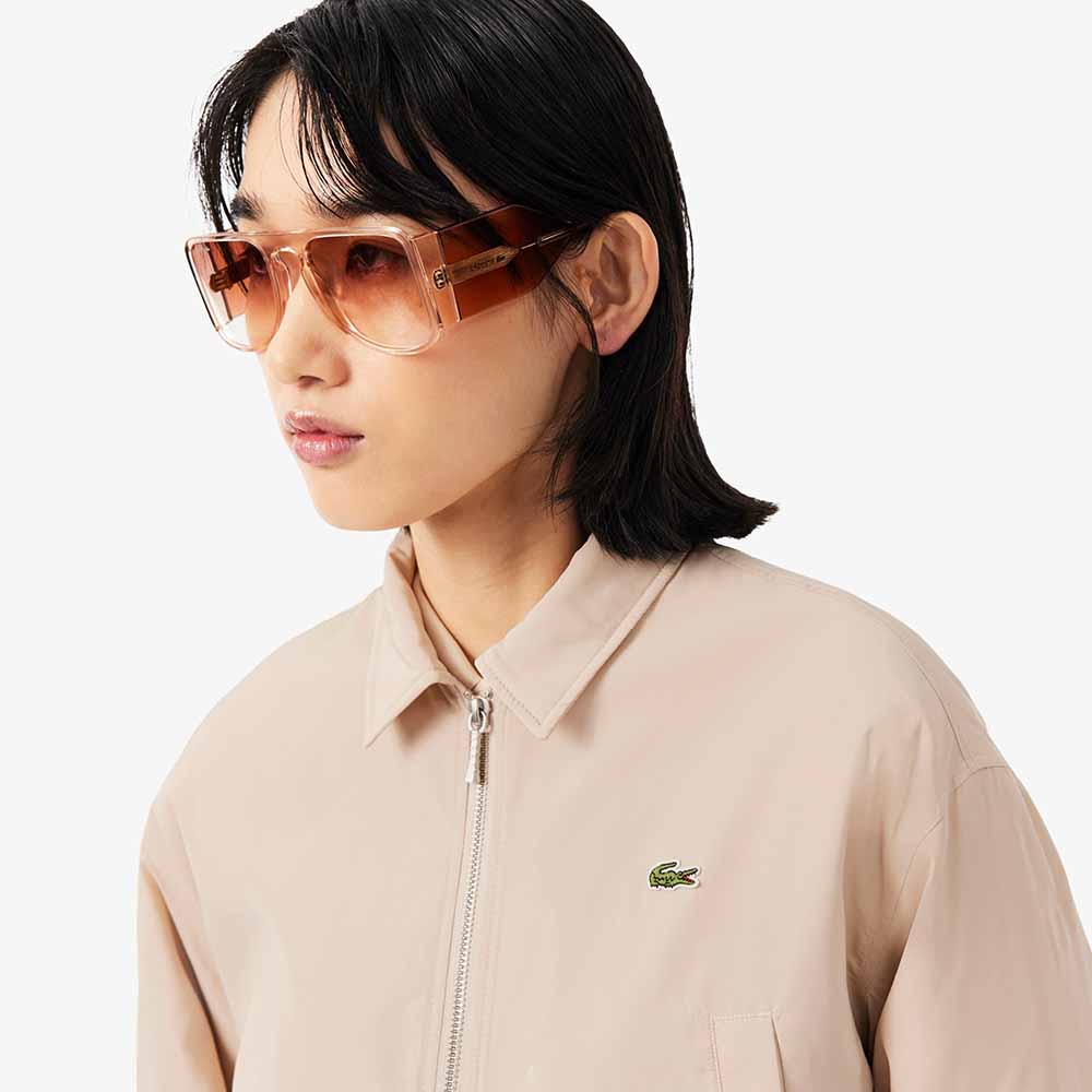 ג'קט לקוסט Oversized Water-Repellent Taffeta Bomber נשים - lct-BF8424-S69-36-S