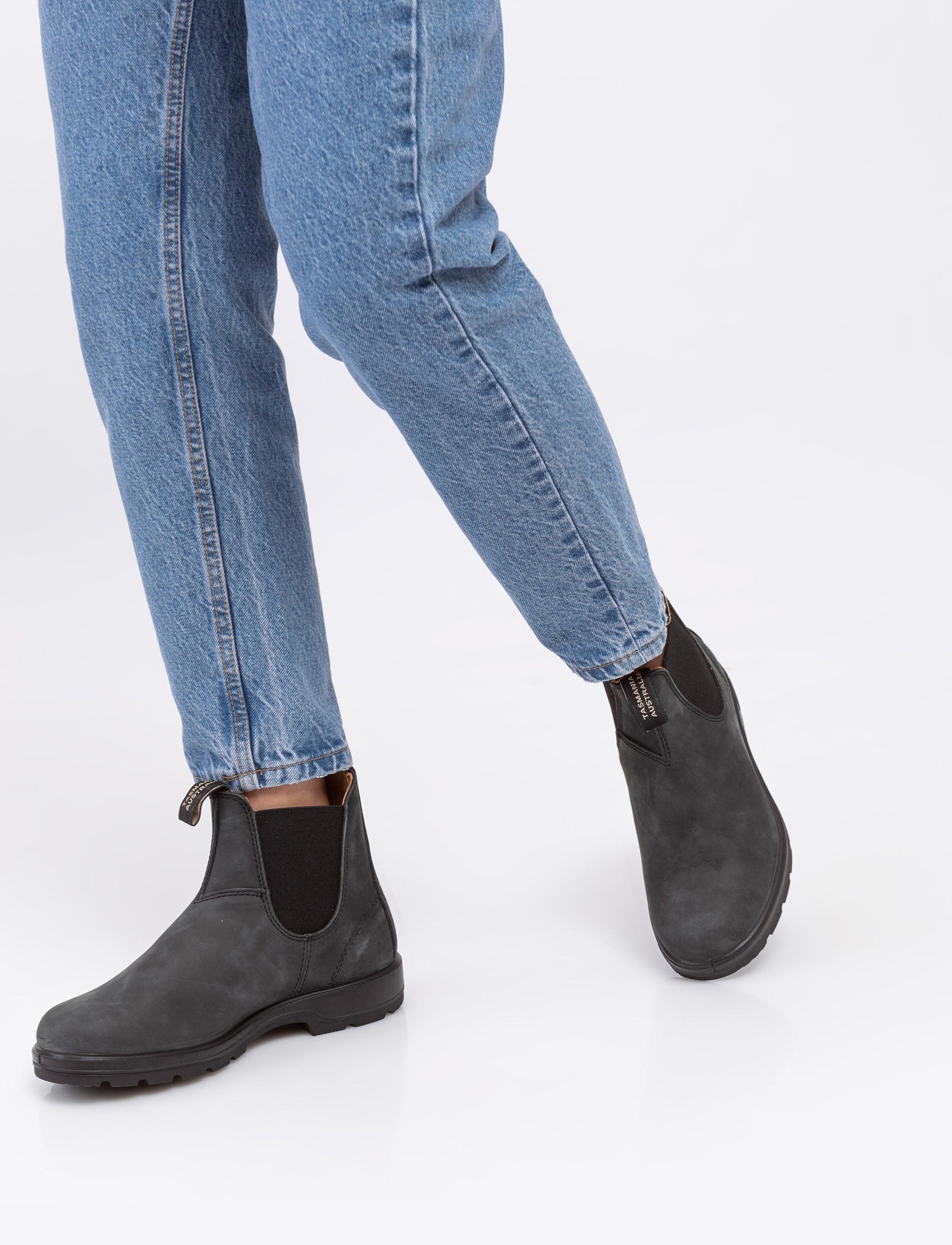 Blundstone 587 - נעלי בלנסטון נשים 587 בצבע שחור/אפור