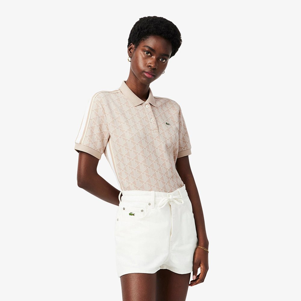 חולצת טישירט קצרה לקוסט Monogram  נשים