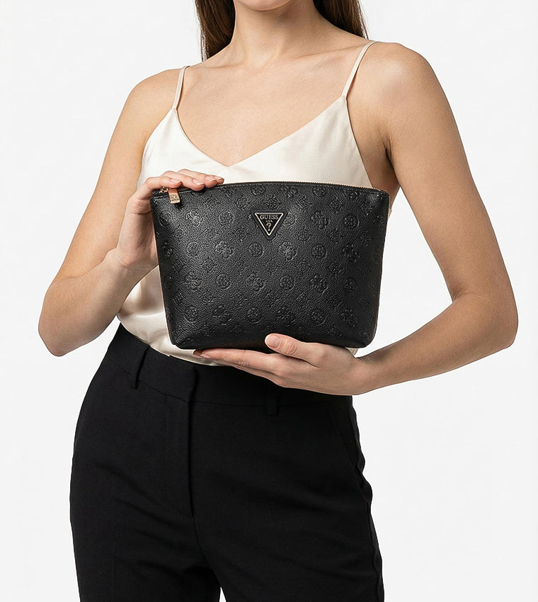 תיק Guess Wilder Xl Top Zip Cosmetic נשים
