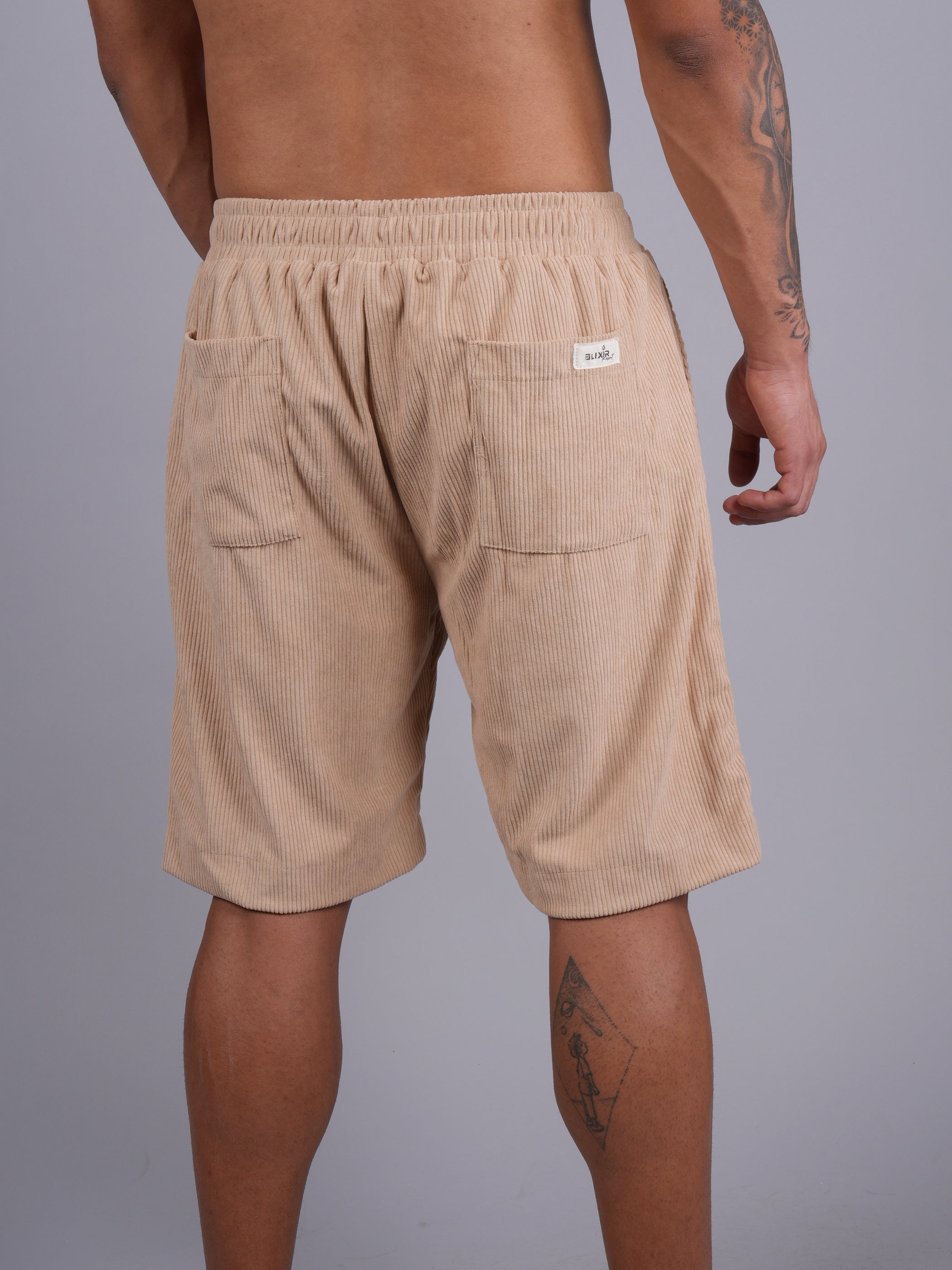 מכנס קצר אליקסיר Corduroy גברים
