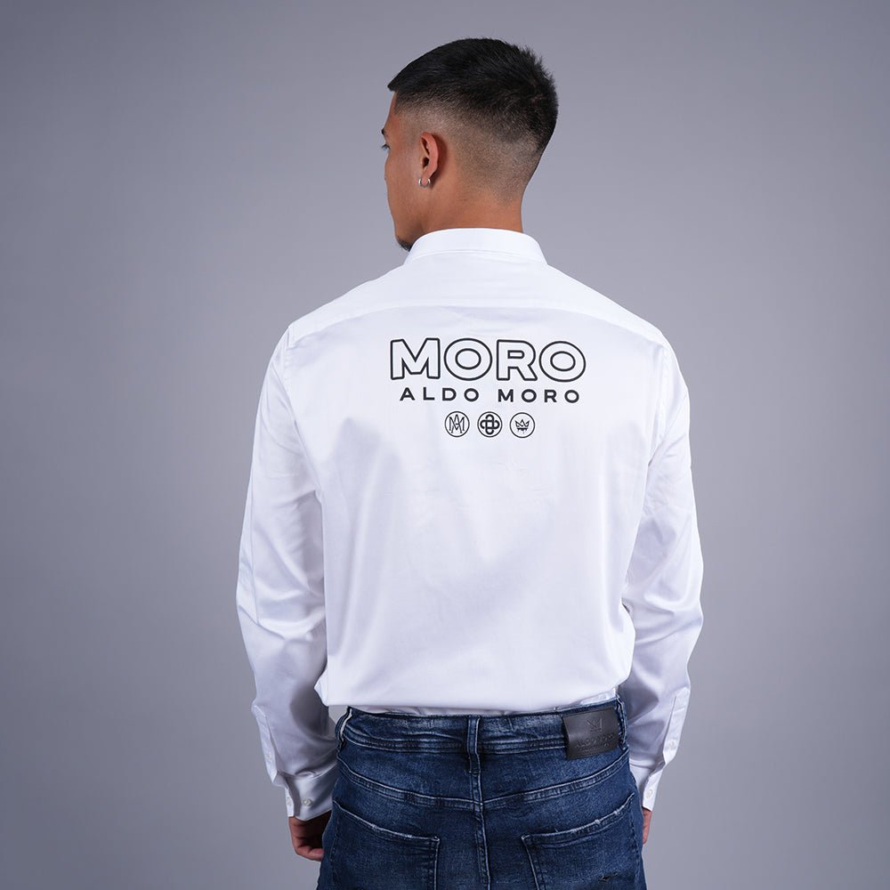 חולצה מכופתרת אלדו מורו Back Print גברים