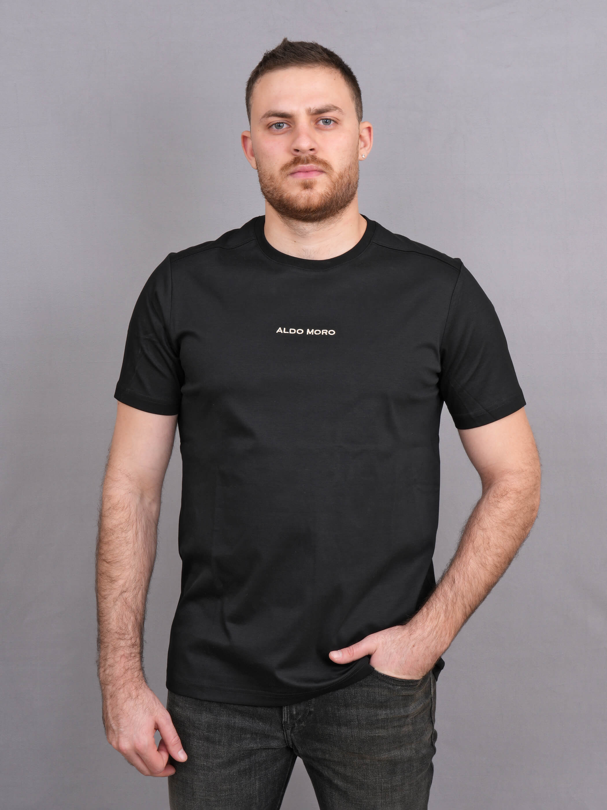 חולצת טישירט קצרה אלדו מורו Back Fur גברים