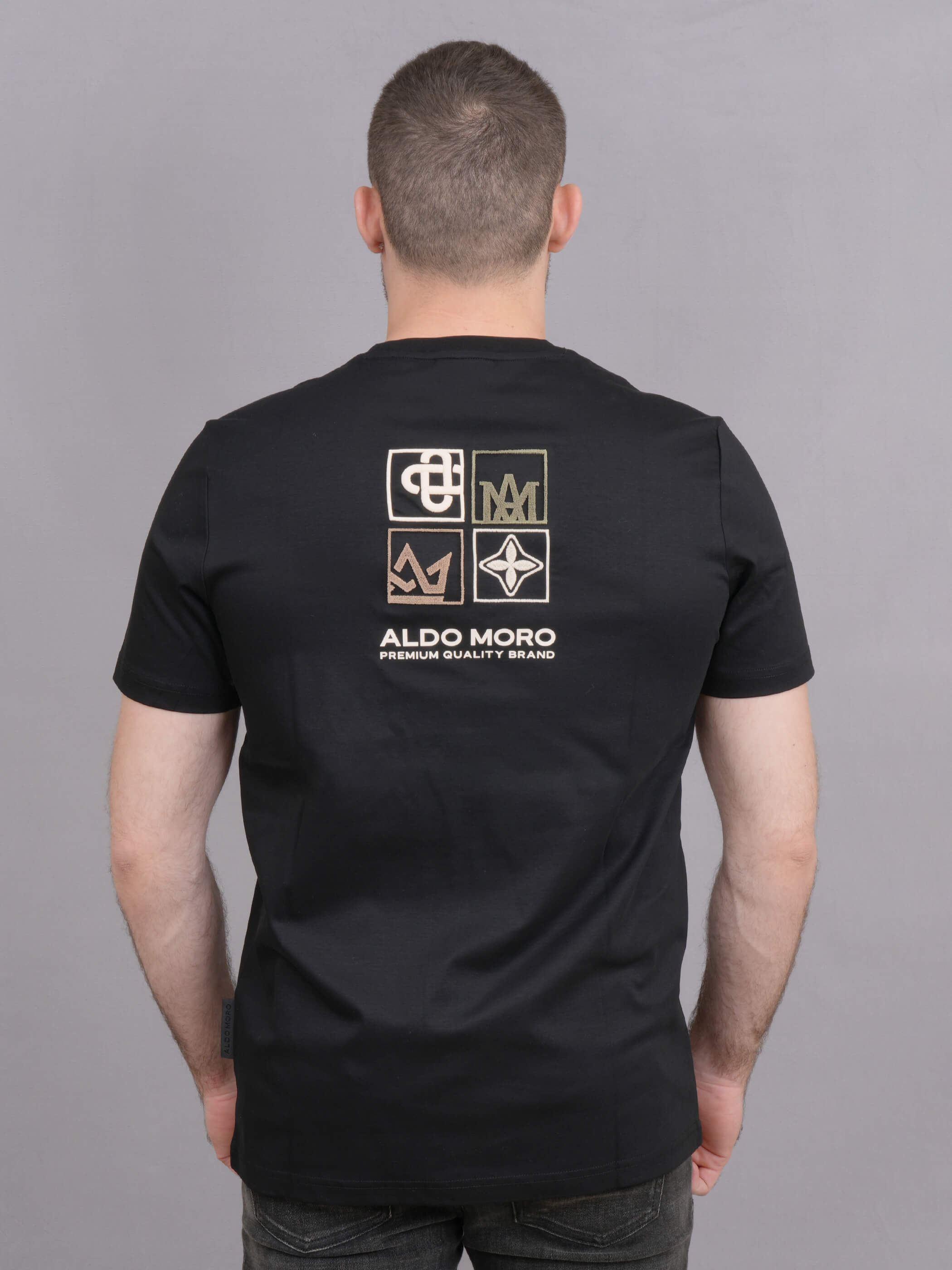 חולצת טישירט קצרה אלדו מורו Back Fur גברים