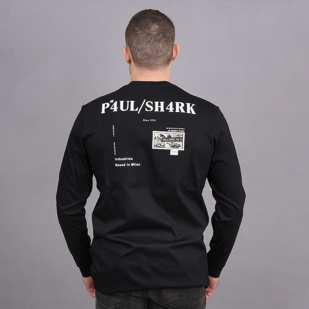 חולצת טישירט ארוכה פול שארק Small Print גברים