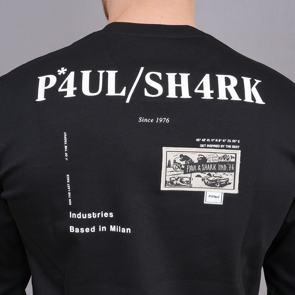 חולצת טישירט ארוכה פול שארק Small Print גברים