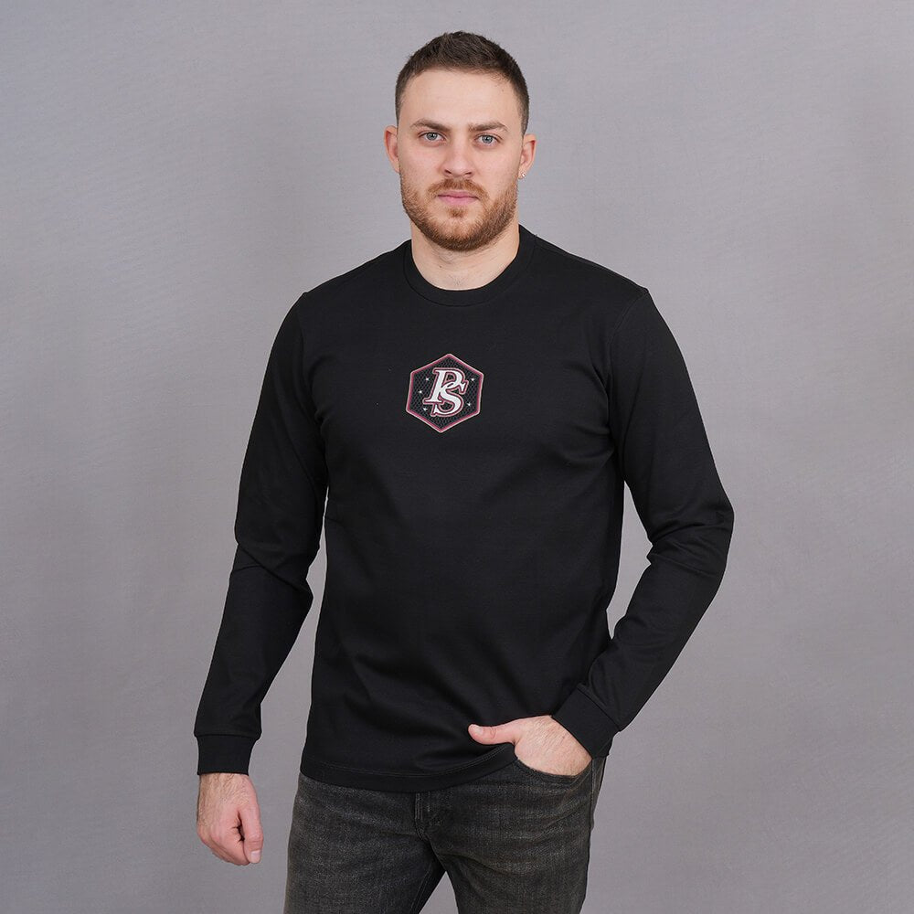 חולצת טישירט ארוכה פול שארק Hexagon logo גברים