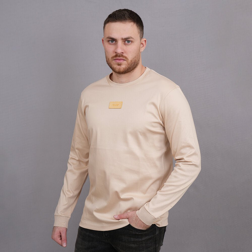 חולצת טישירט ארוכה פול שארק Center Patch גברים