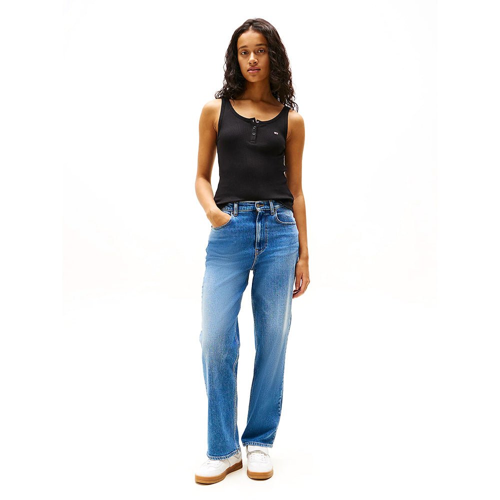 גופיה טומי הילפיגר Tjw Slim Button Tank נשים