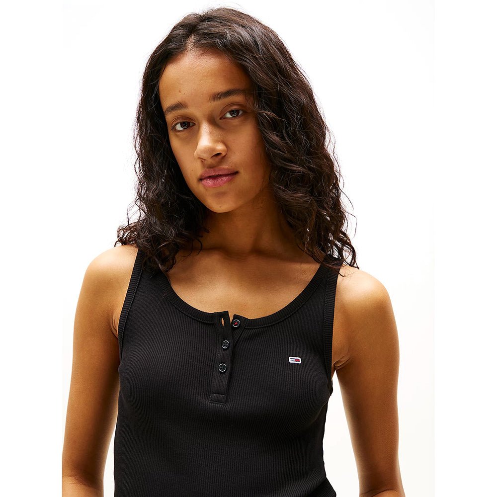 גופיה טומי הילפיגר Tjw Slim Button Tank נשים