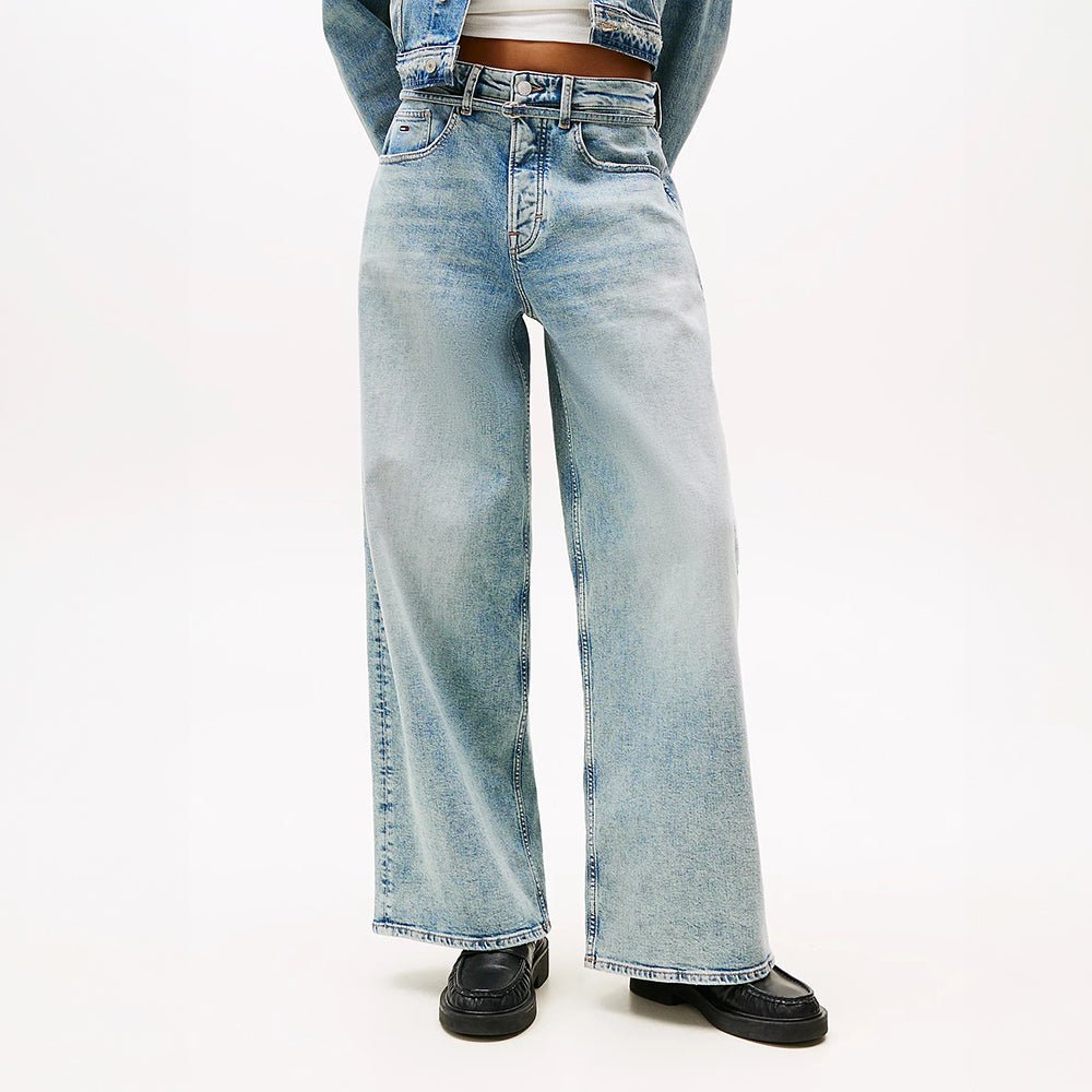 ג'ינס טומי הילפיגר Charlie Belted Mid Rise Loose נשים
