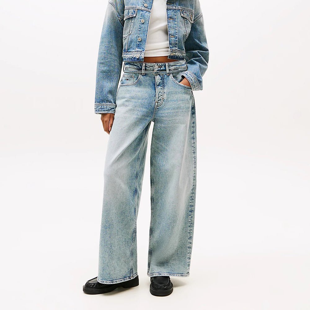 ג'ינס טומי הילפיגר Charlie Belted Mid Rise Loose נשים
