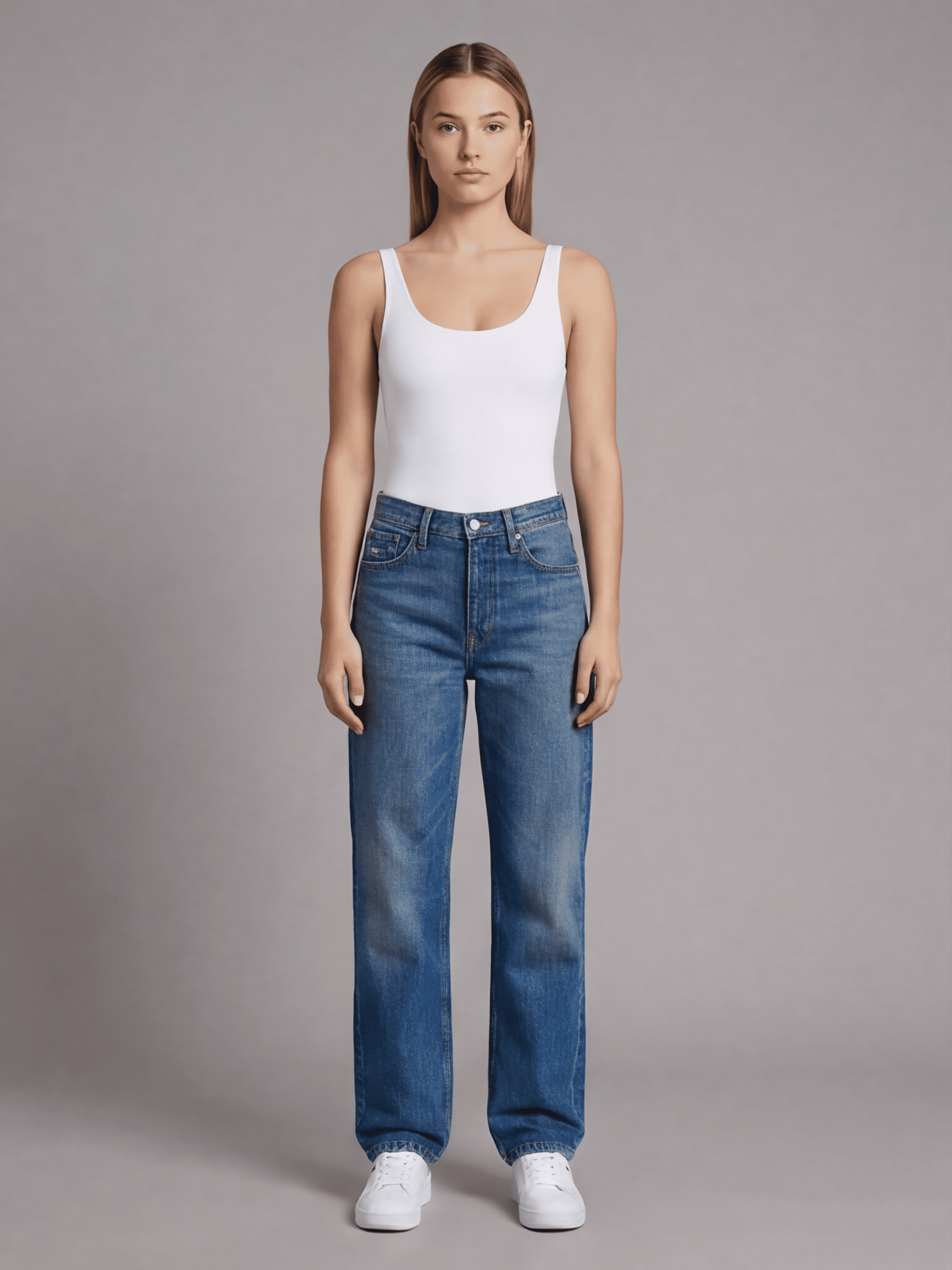 ג'ינס טומי הילפיגר Layla High Rise Slim Straight נשים