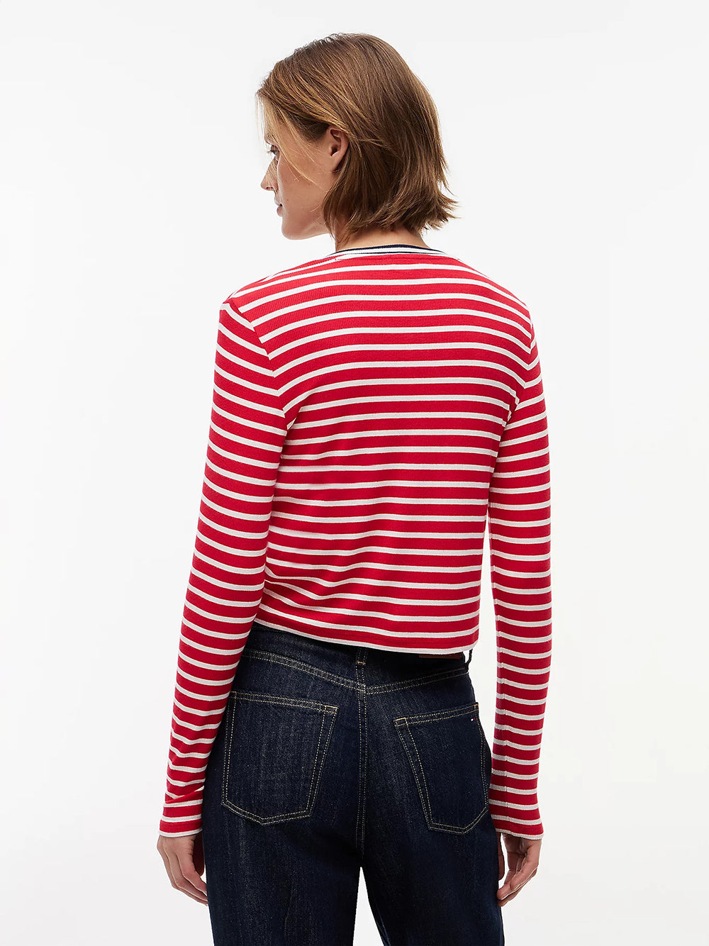 חולצת טישירט ארוכה טומי הילפיגר Slim Jersey Cardigan נשים