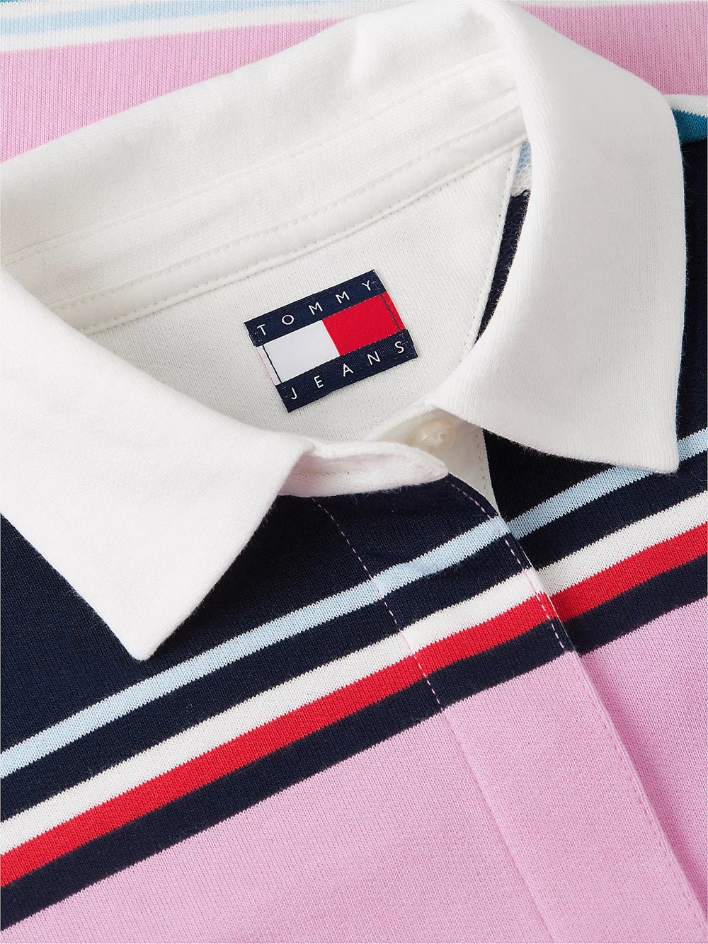 סווטשירט טומי הילפיגר Mixed Stripe Relaxed Rugby נשים