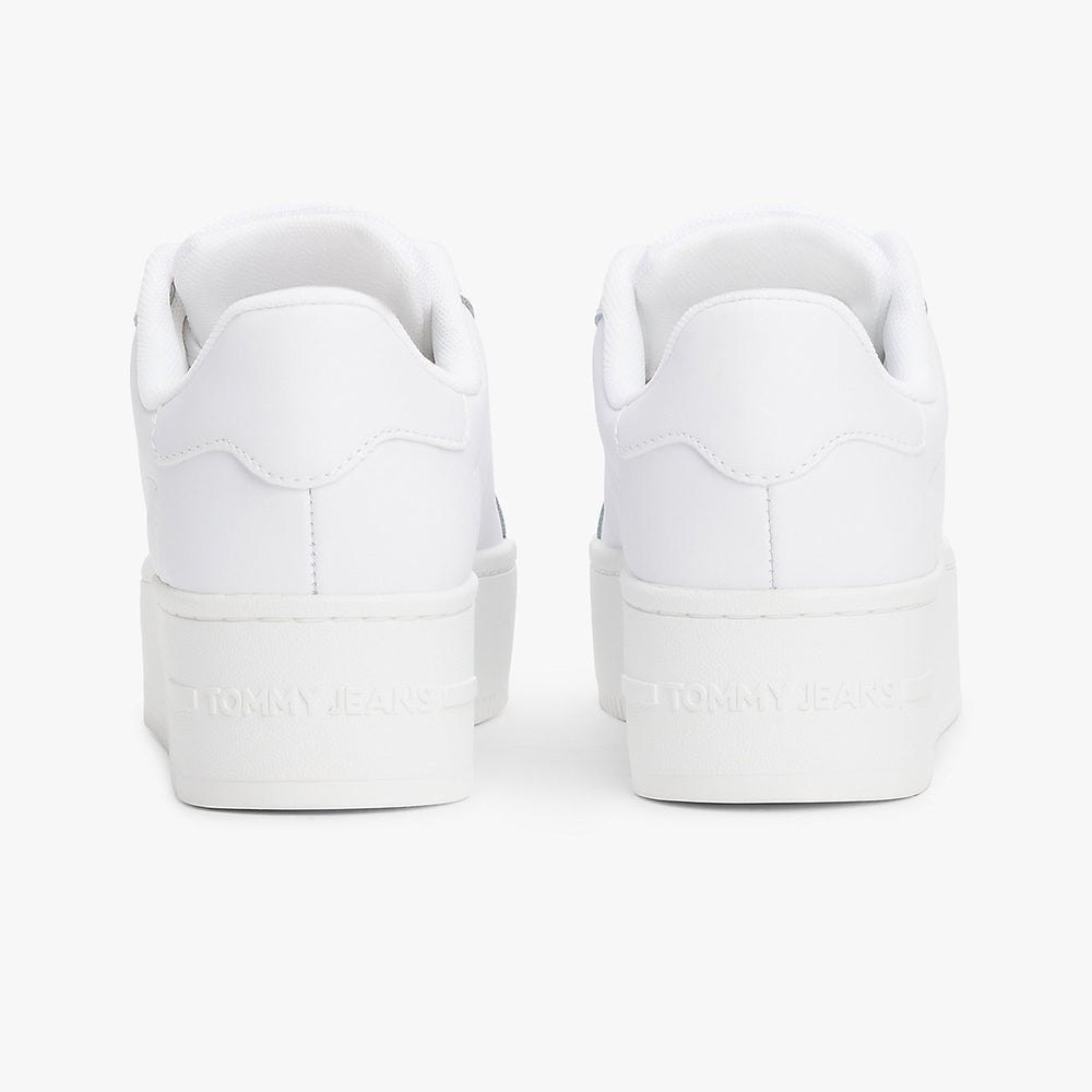 נעלי טומי הילפיגר Leather Platform Trainers נשים