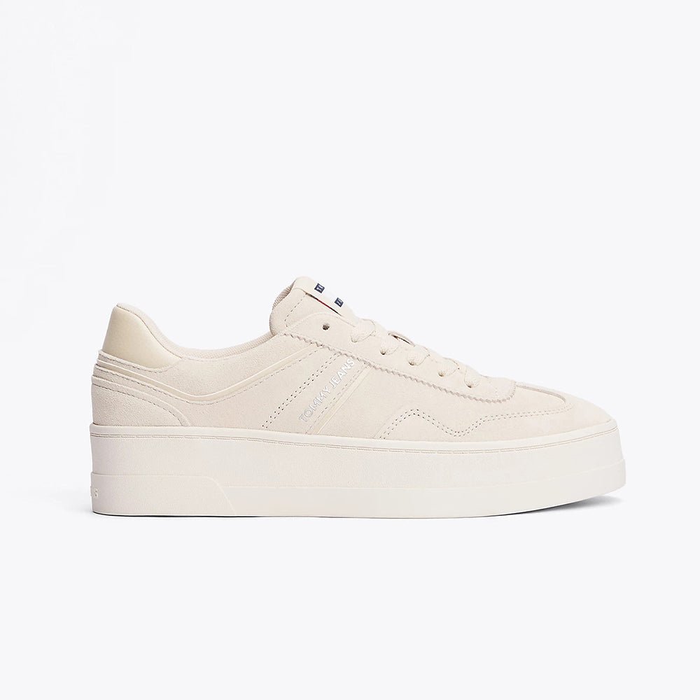 נעלי טומי הילפיגר The Greenwich Suede Flatform Trainers נשים