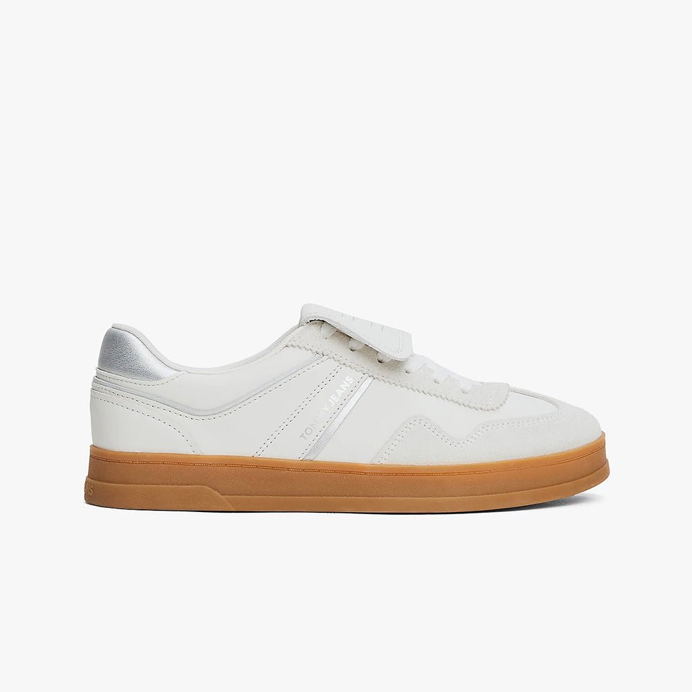 נעלי טומי הילפיגר The Greenwich Metallic Leather Trainers נשים