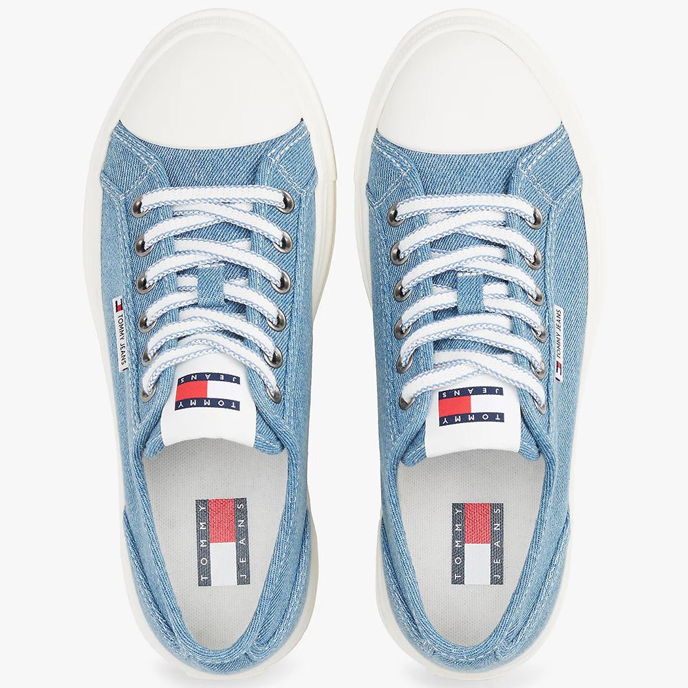 נעלי טומי הילפיגר Denim Platform Trainers נשים