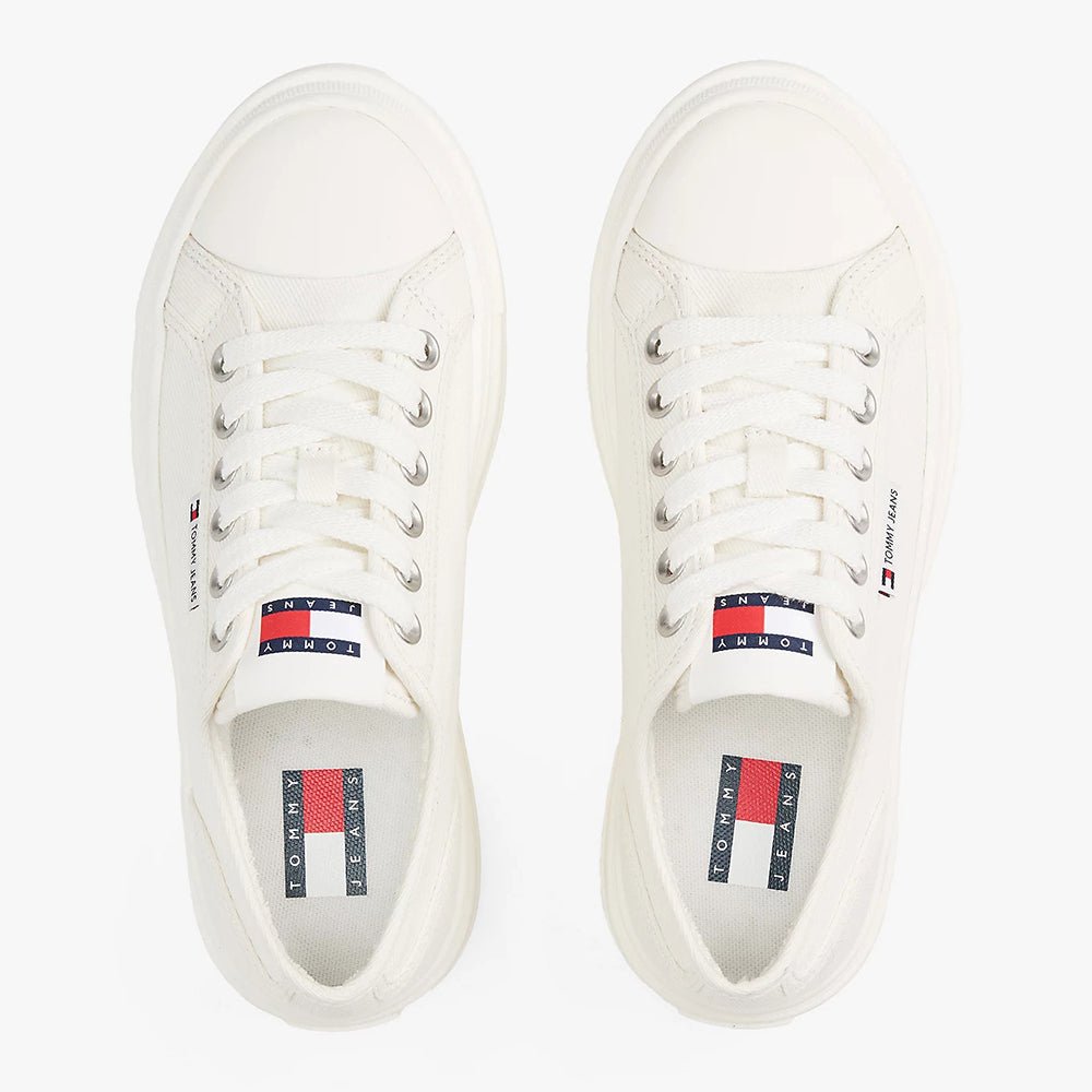 נעלי טומי הילפיגר Denim Platform Trainers נשים