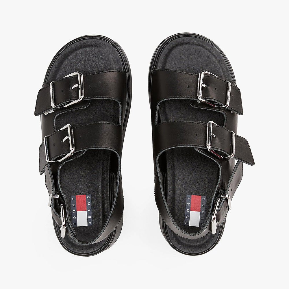 סנדלי טומי הילפיגר Leather Platform Sandals נשים