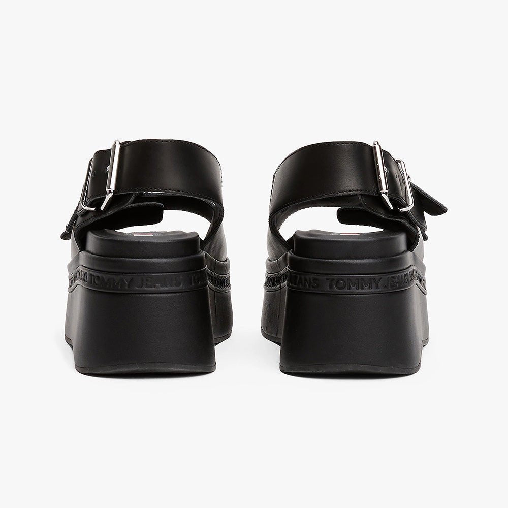 סנדלי טומי הילפיגר Leather Platform Sandals נשים