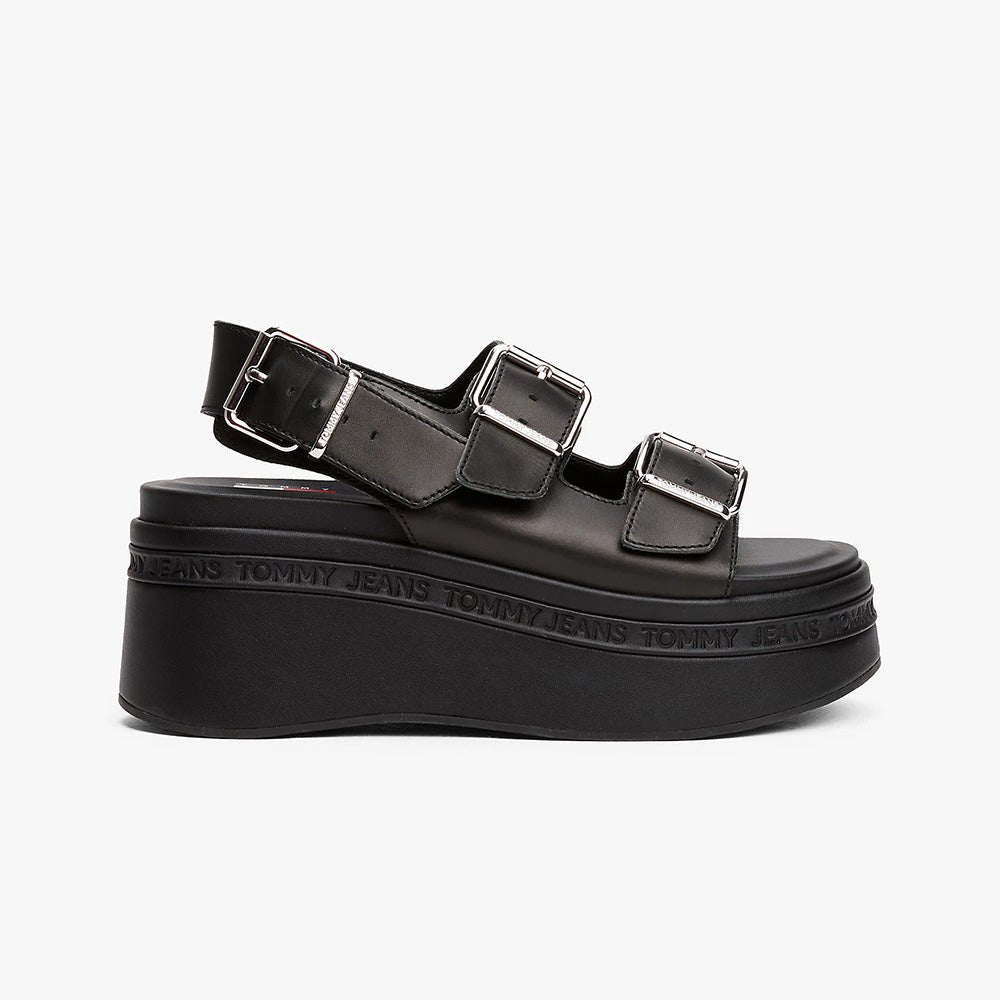 סנדלי טומי הילפיגר Leather Platform Sandals נשים