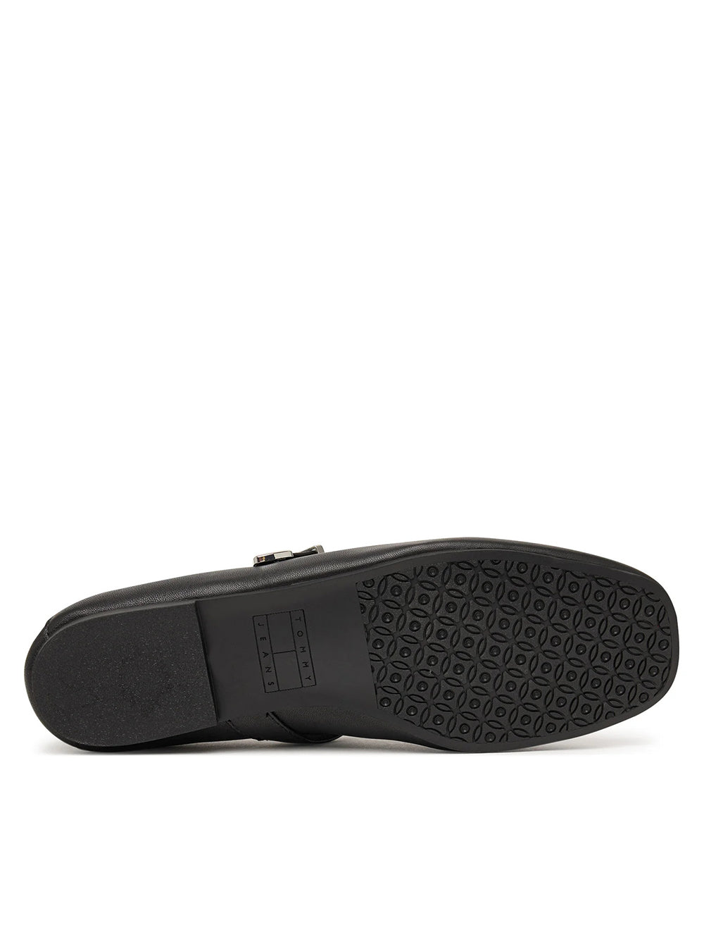 נעלי טומי הילפיגר Suede Buckle Square Toe Ballerinas נשים