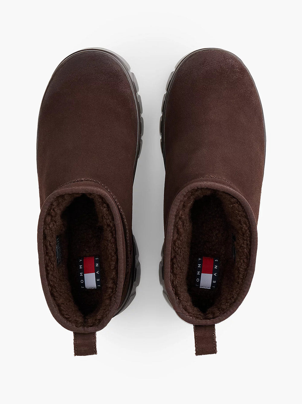 מגפי טומי הילפיגר Suede Warm Lined Platform Ankle נשים