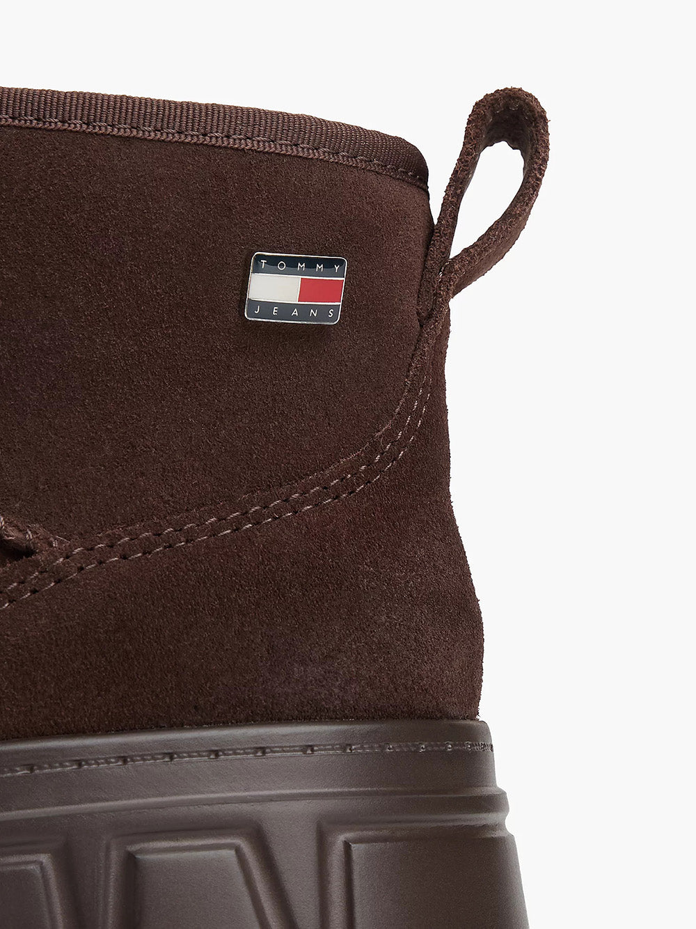 מגפי טומי הילפיגר Suede Warm Lined Platform Ankle נשים