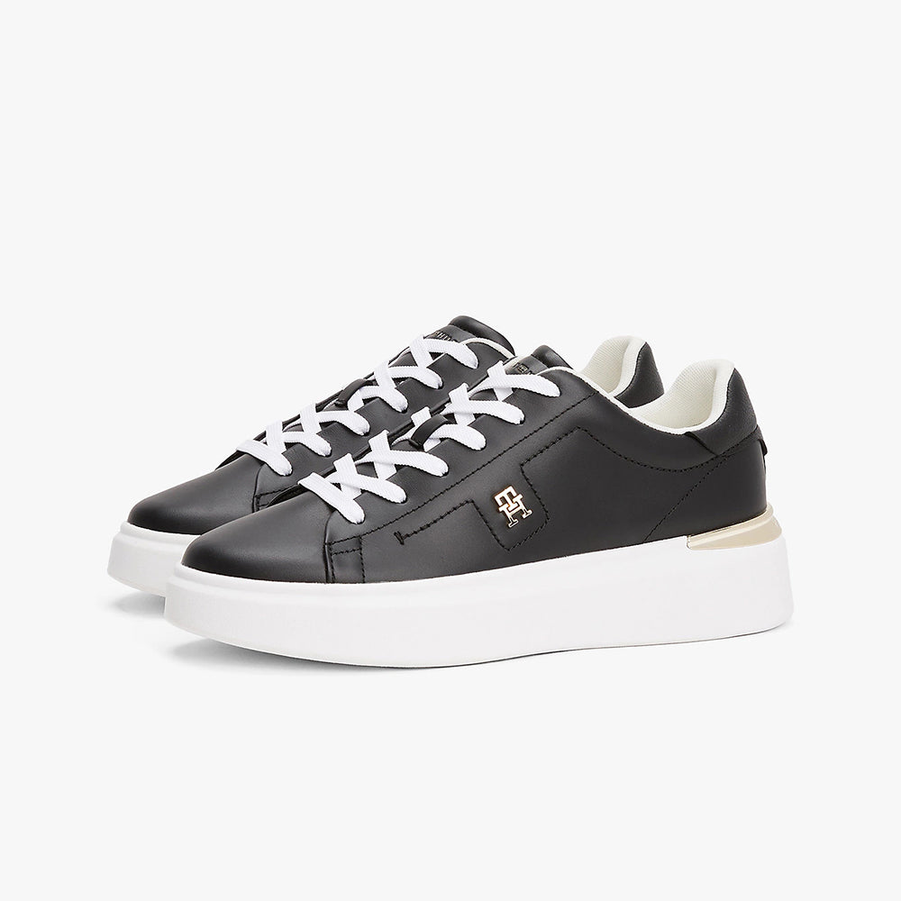 נעלי טומי הילפיגר Leather TH Monogram Court Trainers נשים