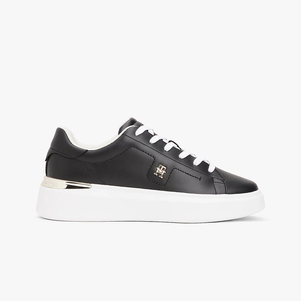 נעלי טומי הילפיגר Leather TH Monogram Court Trainers נשים