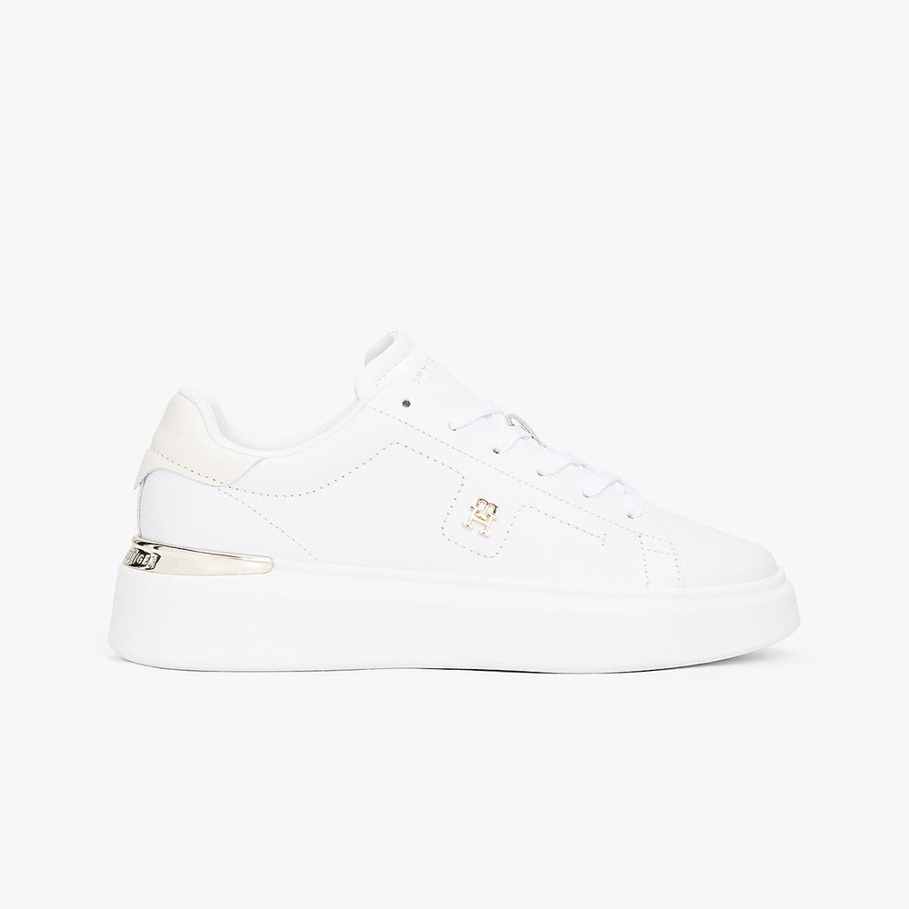 נעלי טומי הילפיגר Leather TH Monogram Court Trainers נשים